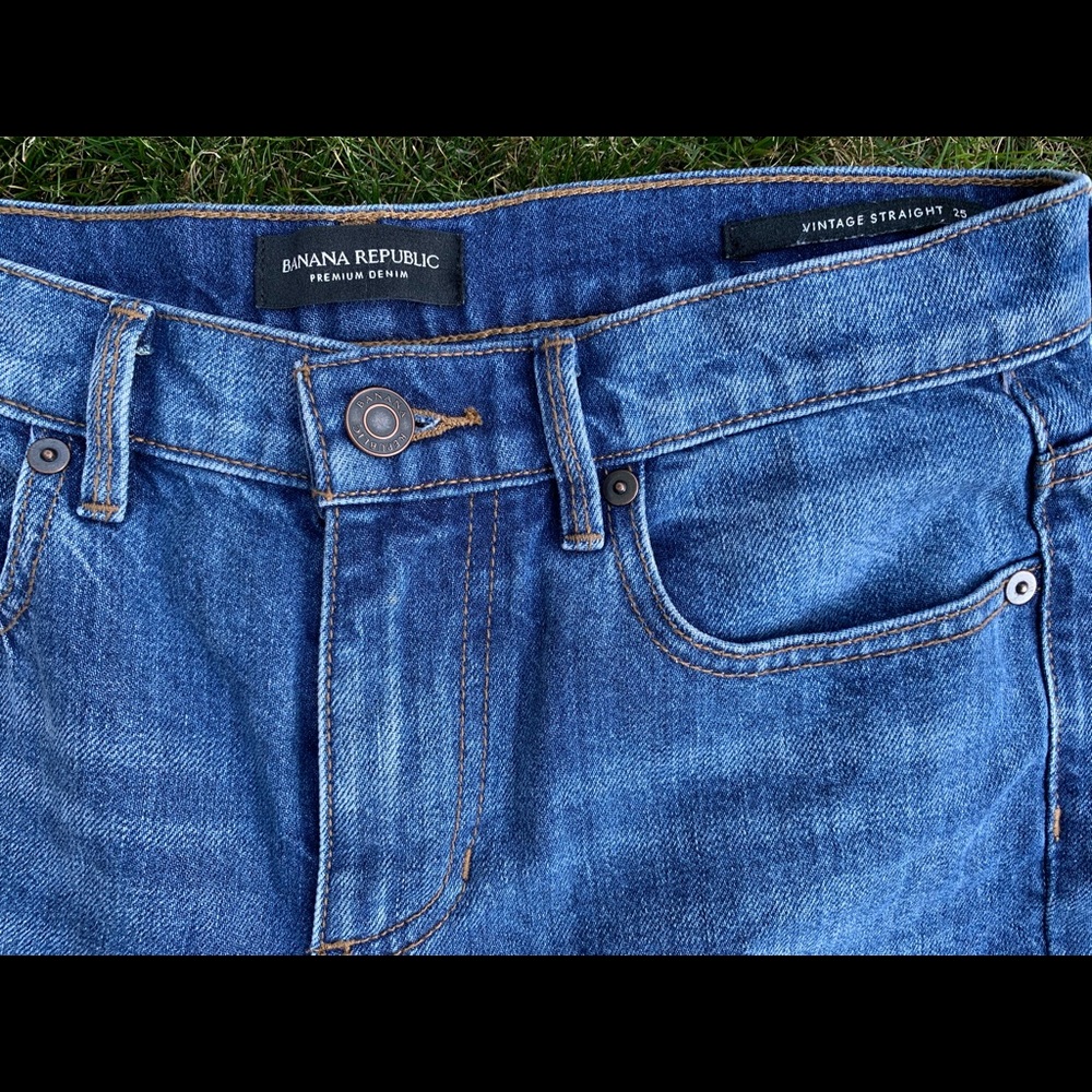 Banana Republic Premium Distressed Denim - Picture 3 of 3